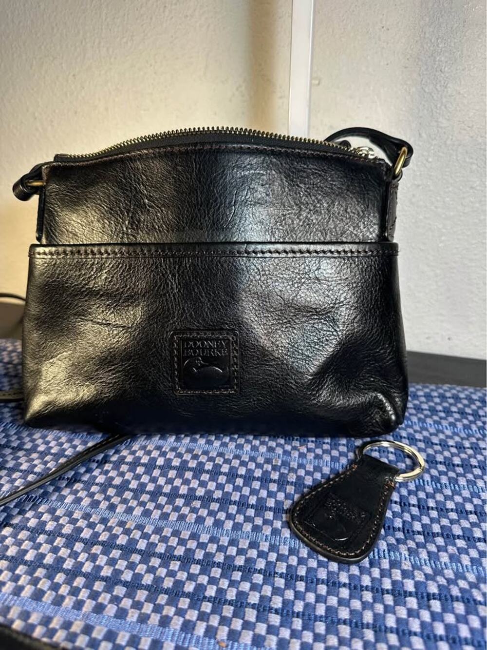 Dooney & Bourke Florentine Ginger Crossbody Bag & Key Fob